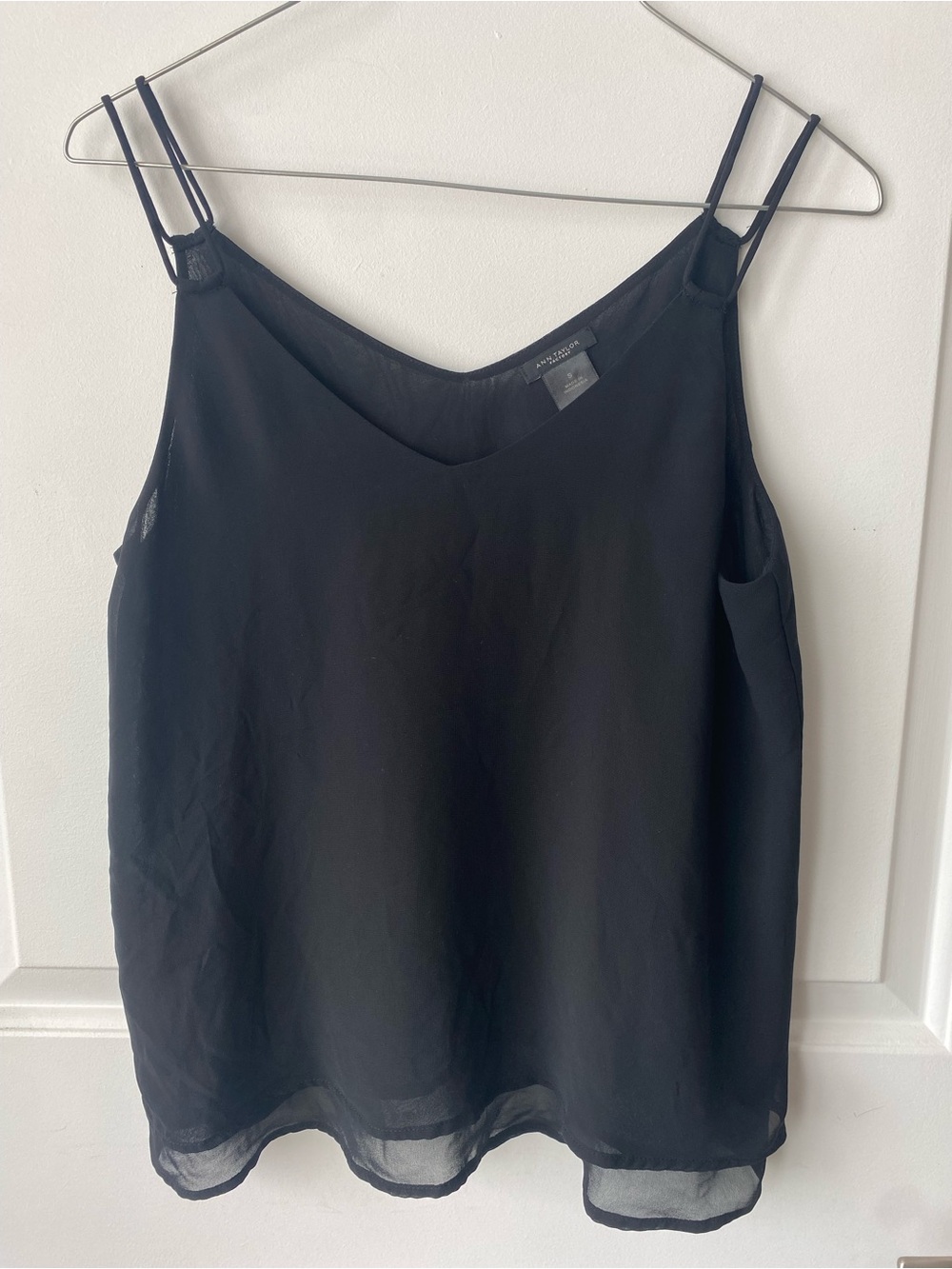 Black Double-Strap Cami Top